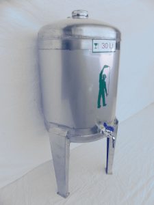 Depósito inoxidable